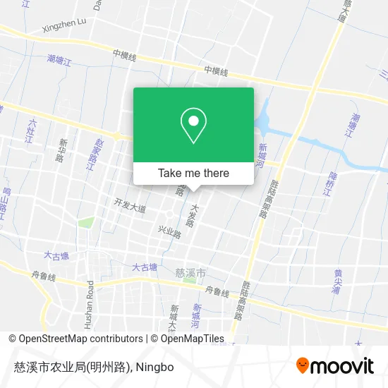 慈溪市农业局(明州路) map