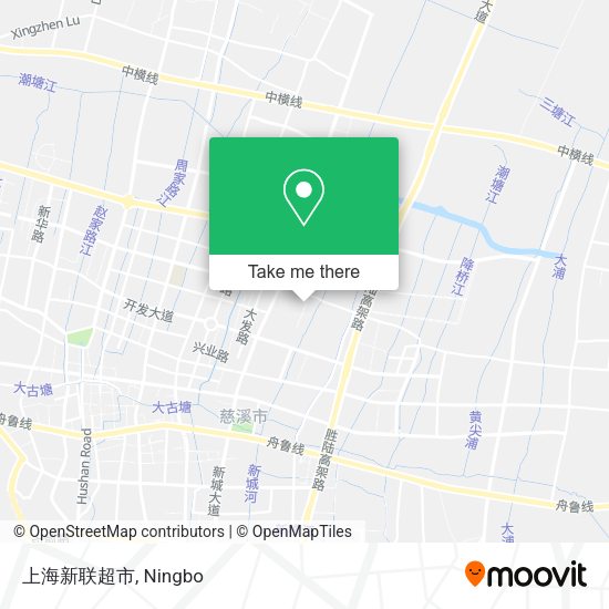上海新联超市 map
