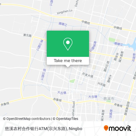 慈溪农村合作银行ATM(宗兴东路) map