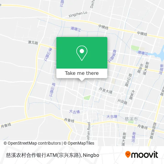 慈溪农村合作银行ATM(宗兴东路) map