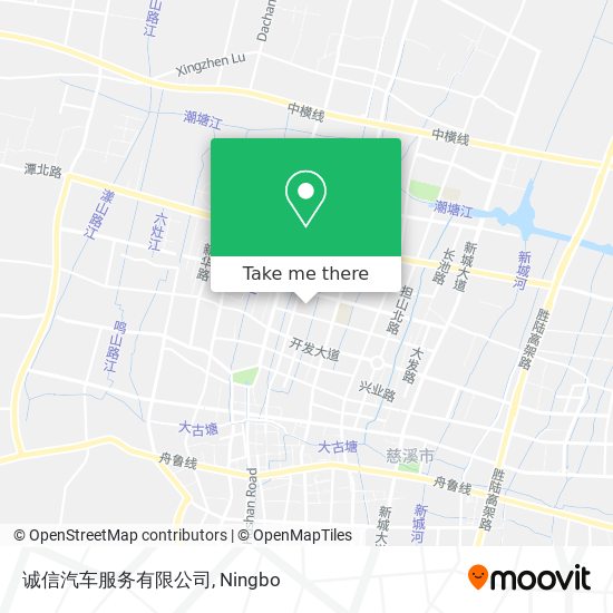 诚信汽车服务有限公司 map