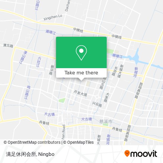 满足休闲会所 map