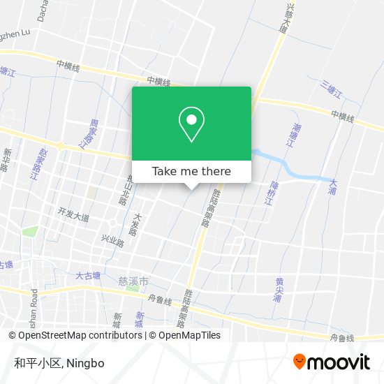 和平小区 map