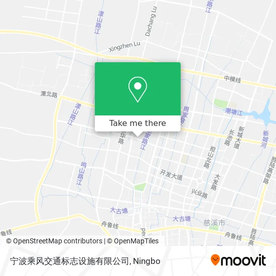 宁波乘风交通标志设施有限公司 map