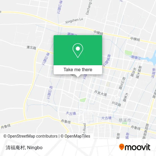 清福庵村 map