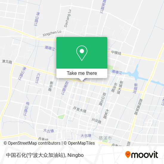 中国石化(宁波大众加油站) map