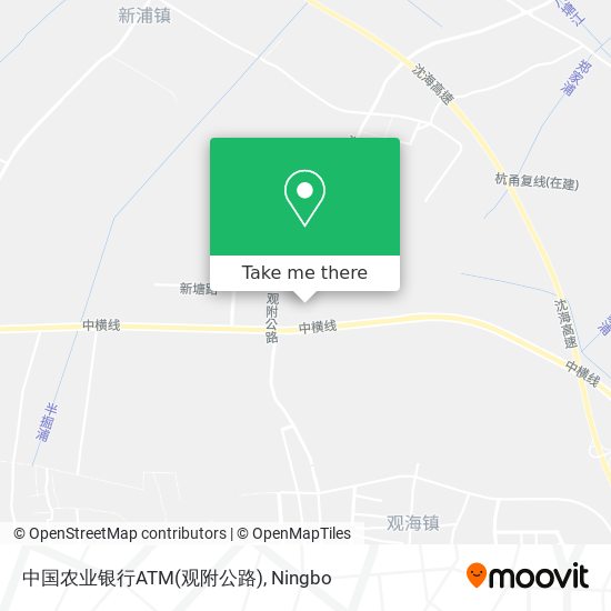 中国农业银行ATM(观附公路) map