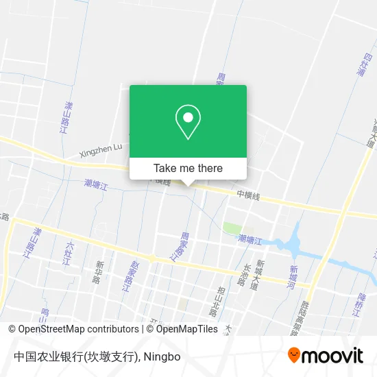 中国农业银行(坎墩支行) map