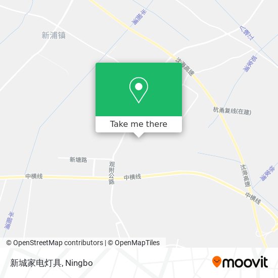 新城家电灯具 map