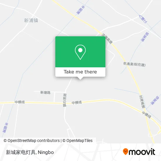 新城家电灯具 map