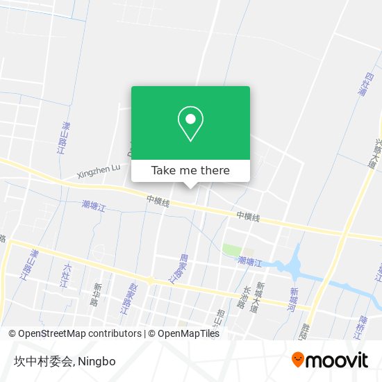 坎中村委会 map