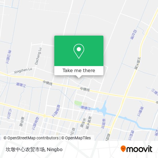 坎墩中心农贸市场 map