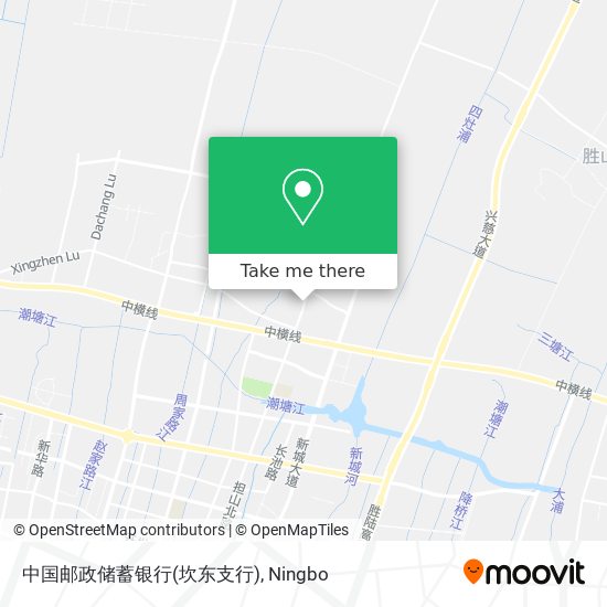 中国邮政储蓄银行(坎东支行) map