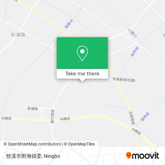 慈溪市附海镇委 map