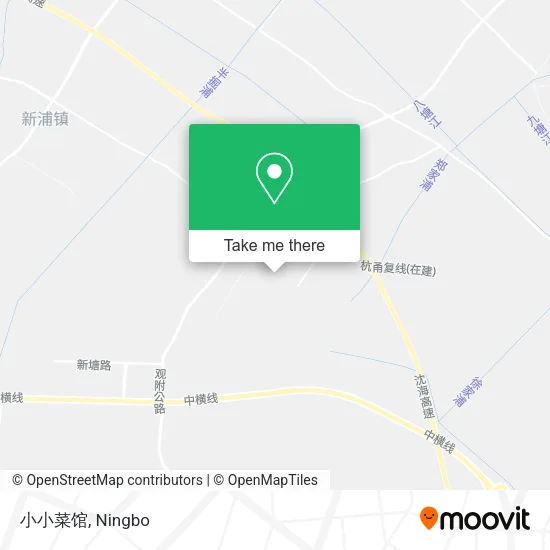 小小菜馆 map