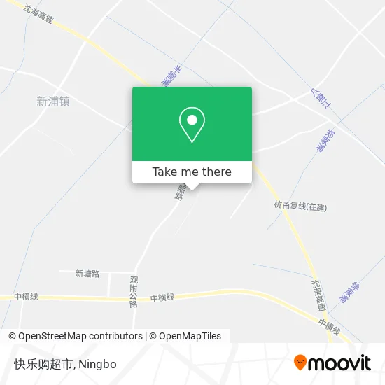 快乐购超市 map