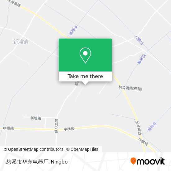慈溪市华东电器厂 map