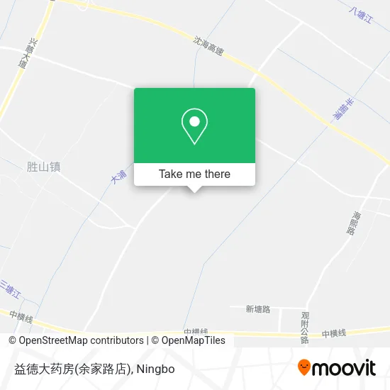 益德大药房(余家路店) map