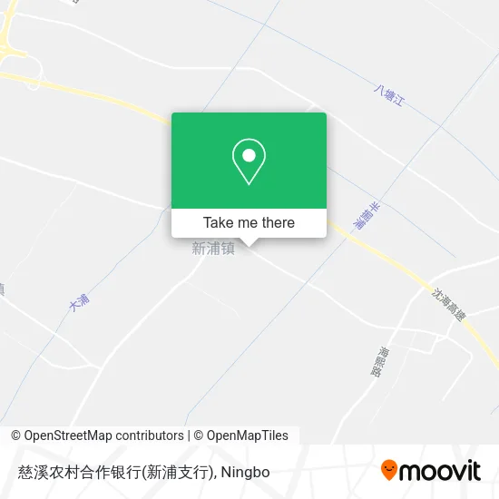 慈溪农村合作银行(新浦支行) map
