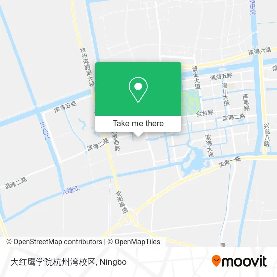 大红鹰学院杭州湾校区 map