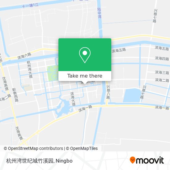 杭州湾世纪城竹溪园 map