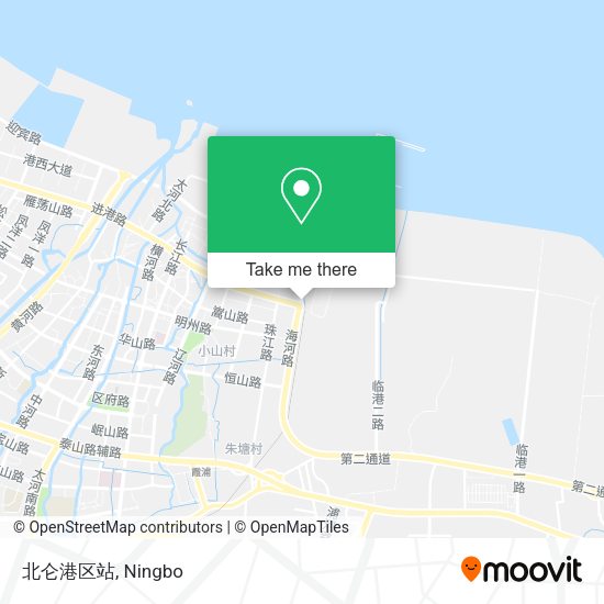 北仑港区站 map