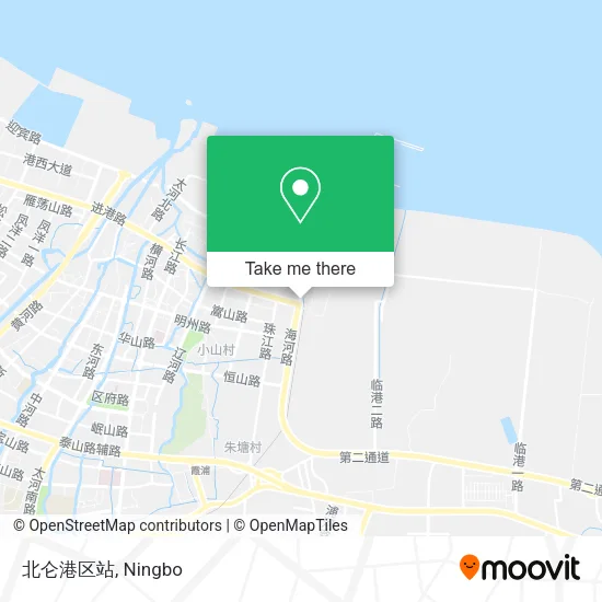 北仑港区站 map