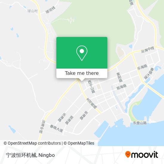 宁波恒环机械 map