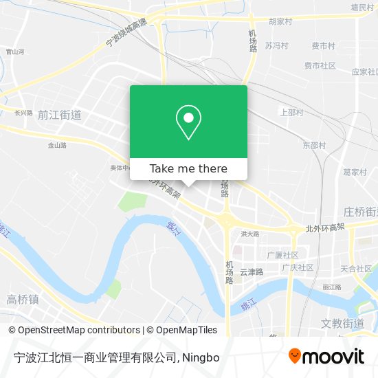 宁波江北恒一商业管理有限公司 map