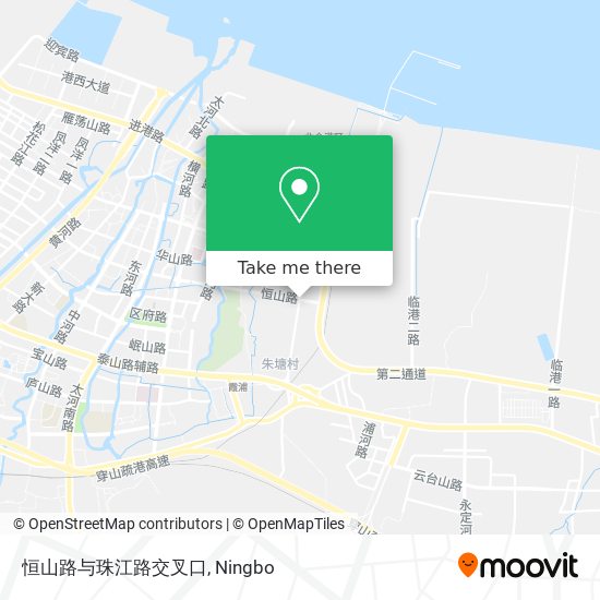 恒山路与珠江路交叉口 map