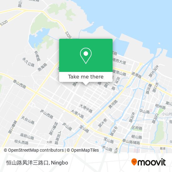 恒山路凤洋三路口 map