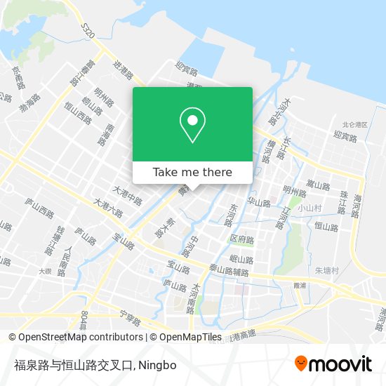 福泉路与恒山路交叉口 map