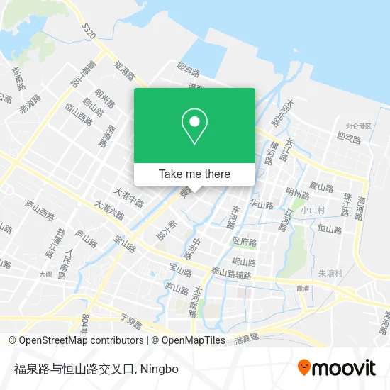 福泉路与恒山路交叉口 map