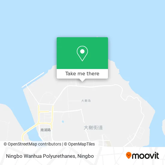 Ningbo Wanhua Polyurethanes map