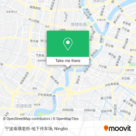 宁波南塘老街-地下停车场 map