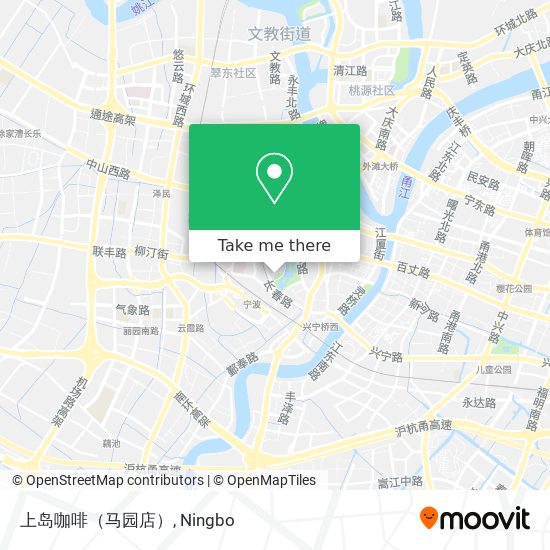 上岛咖啡（马园店） map