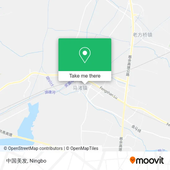 中国美发 map