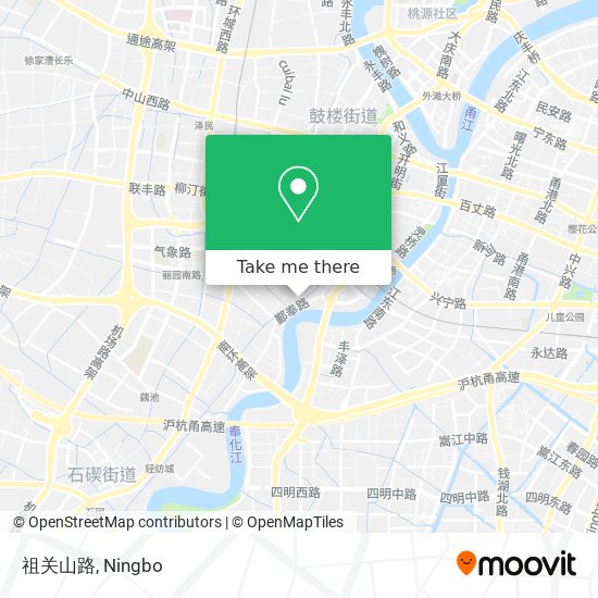 祖关山路 map