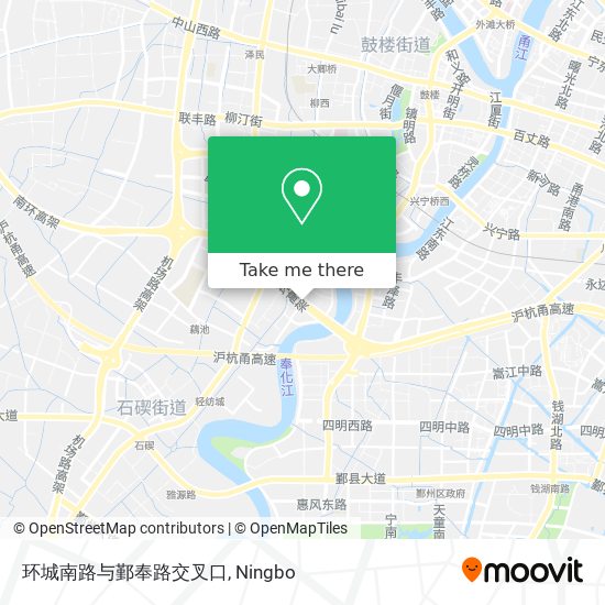 环城南路与鄞奉路交叉口 map