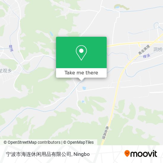 宁波市海连休闲用品有限公司 map