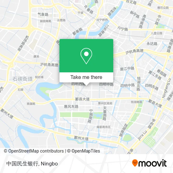 中国民生银行 map