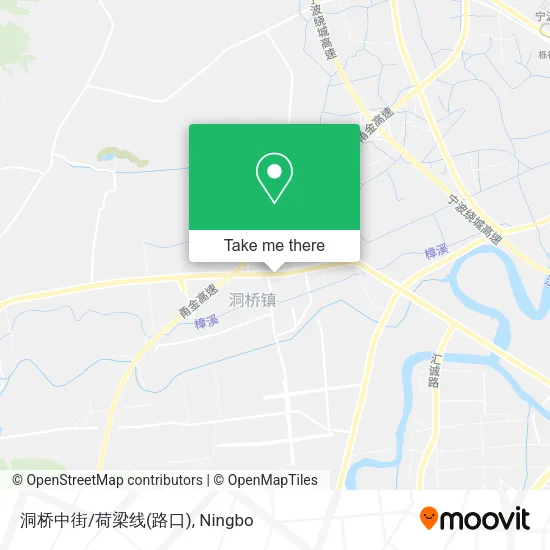 洞桥中街/荷梁线(路口) map