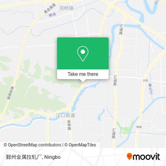 鄞州金属拉轧厂 map