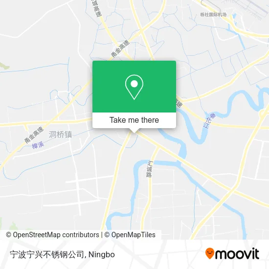 宁波宁兴不锈钢公司 map
