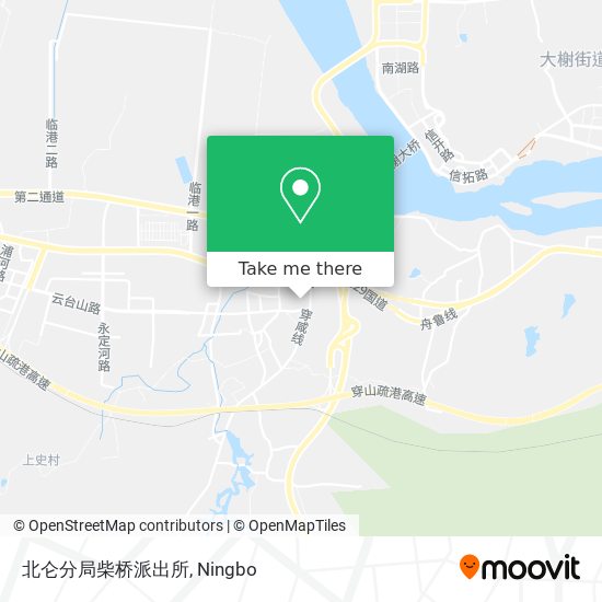 北仑分局柴桥派出所 map