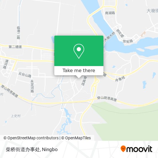 柴桥街道办事处 map