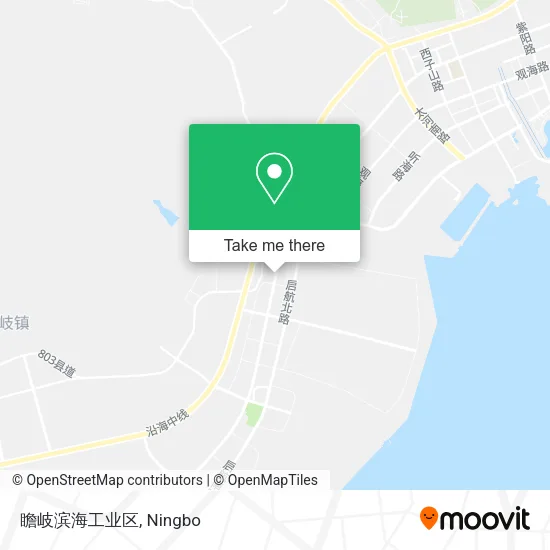 瞻岐滨海工业区 map