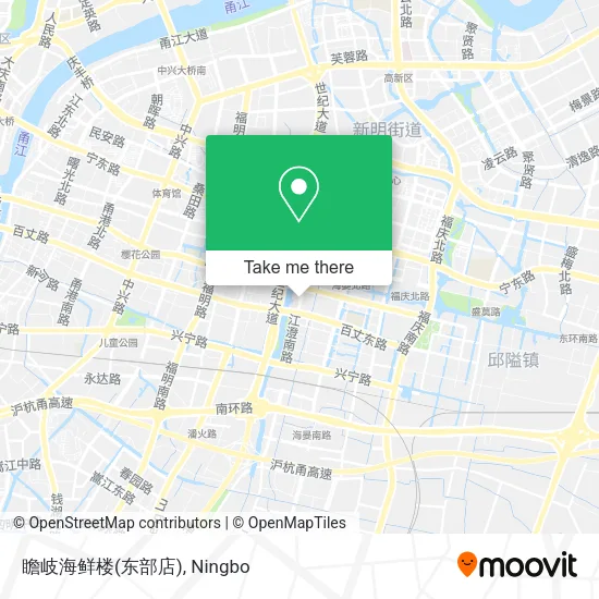 瞻岐海鲜楼(东部店) map
