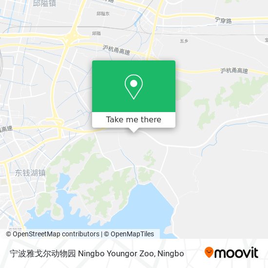 宁波雅戈尔动物园 Ningbo Youngor Zoo map