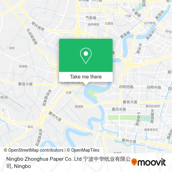 Ningbo Zhonghua Paper Co. Ltd    宁波中华纸业有限公司 map
